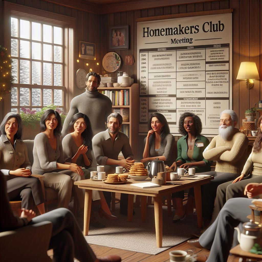 Toccopola Homemakers Club Logs 92 Community Service Hours