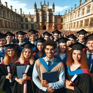 Graduated students at Oxford