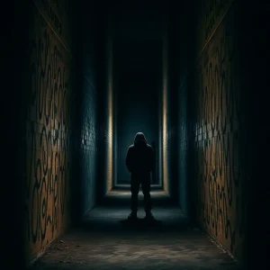 Dark alley illustrating the impact of meth addiction.