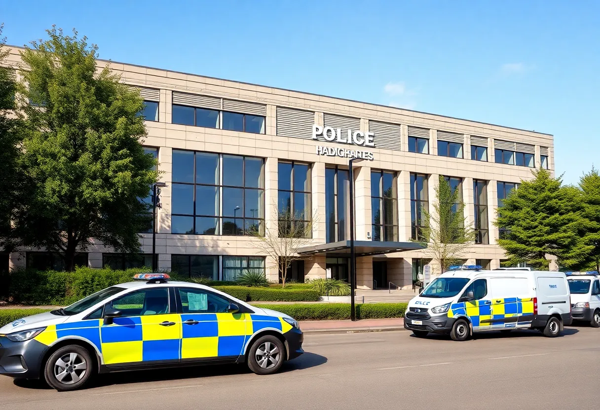 Exterior view of the new Oxford Police Department headquarters