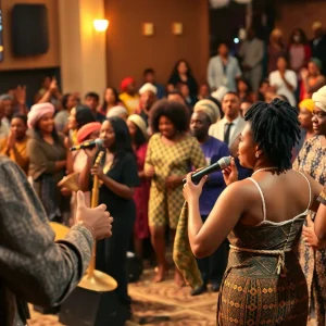 Community concert celebrating Black history with musicians and dancers.