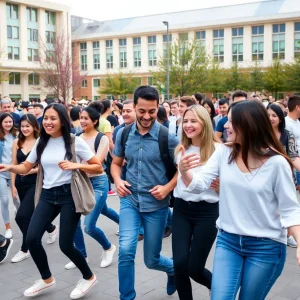 Students performing stepping and strolling during Black History Month at the University of Mississippi.