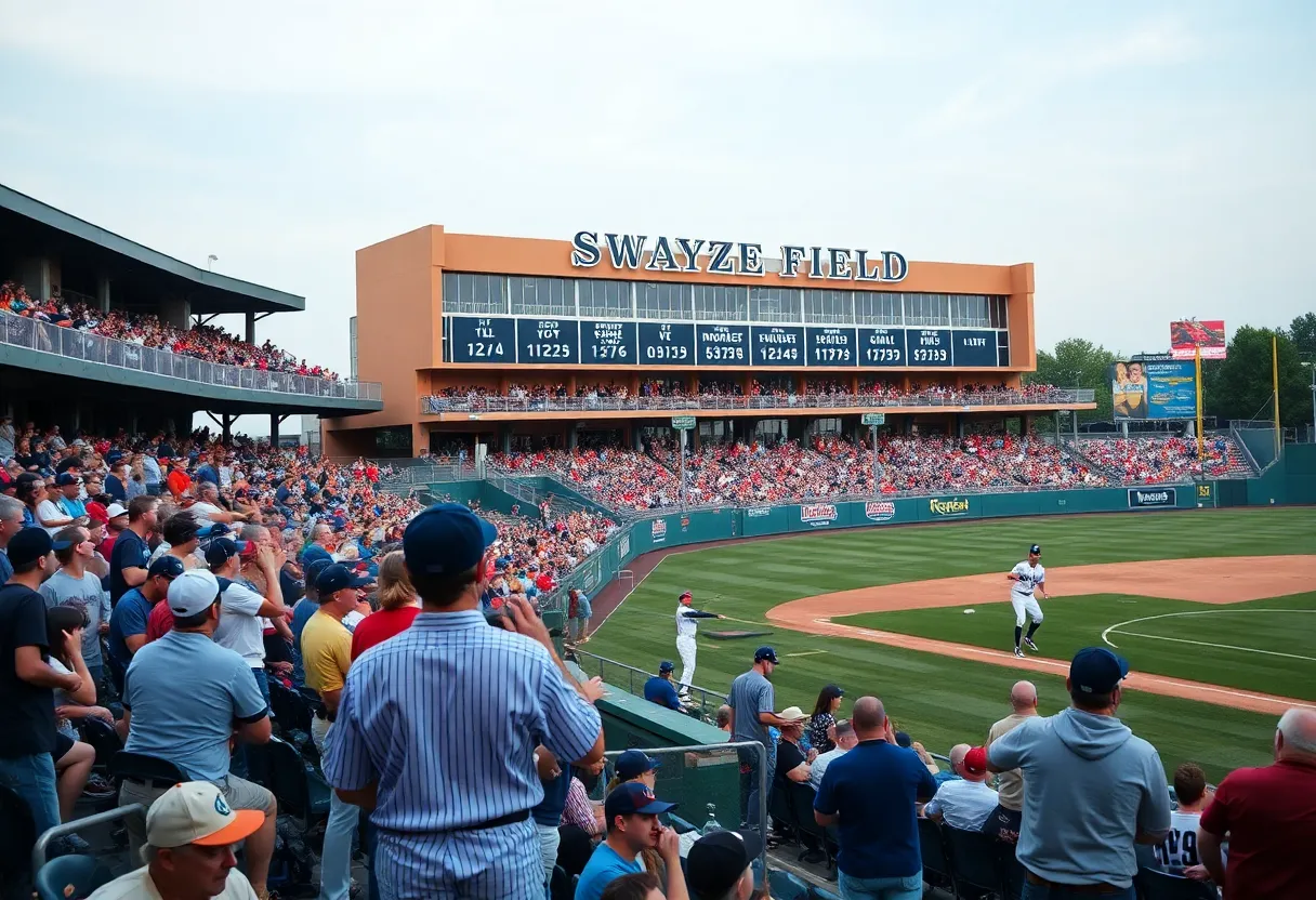 Ole Miss Rebels baseball team at Swayze Field during Eastern Kentucky showdown