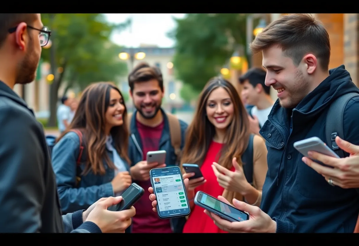 University of Mississippi students engaged in sports betting discussions