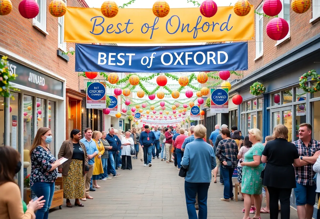 Celebration of Best of Oxford 2025 Awards with community members.