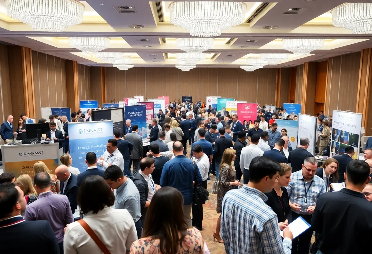 Participants networking at the 2025 IMC Connect conference in Oxford, Mississippi.
