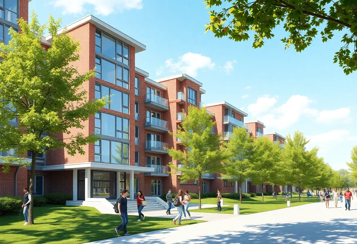 Proposed student housing at the University of Mississippi