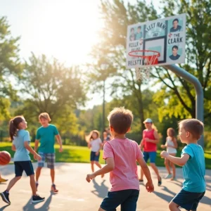 Community members enjoying recreational activities at Oxford Park.