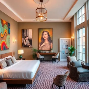 Exterior view of the Graduate Hotel in Oxford, Mississippi