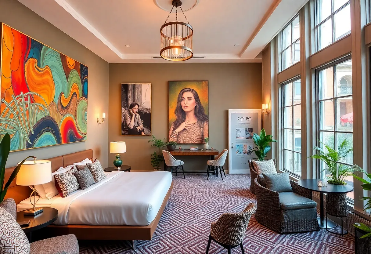 Exterior view of the Graduate Hotel in Oxford, Mississippi