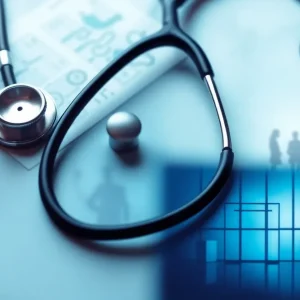 Abstract representation of mental health challenges in healthcare