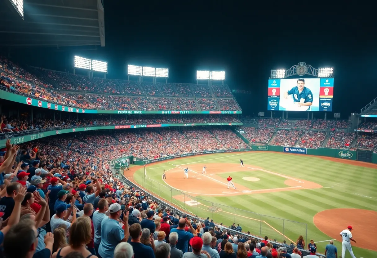 Ole Miss Rebels baseball team celebrating a victory