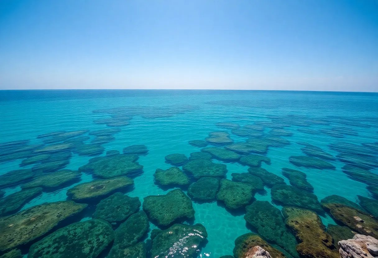 Scenic marine ecosystem illustrating conservation efforts