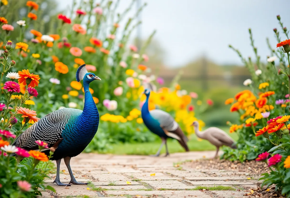 A peaceful garden representing the legacy of Betty Magee Roberts