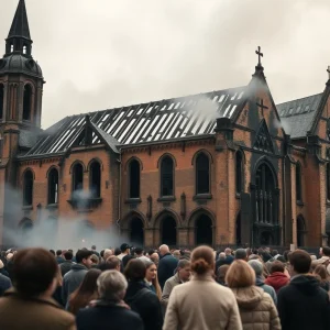 Ruins of Clayborn Temple following the fire incident.