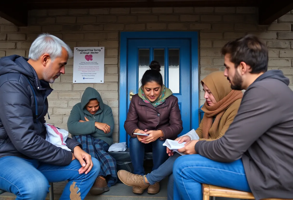 Community shelter providing assistance to individuals in need
