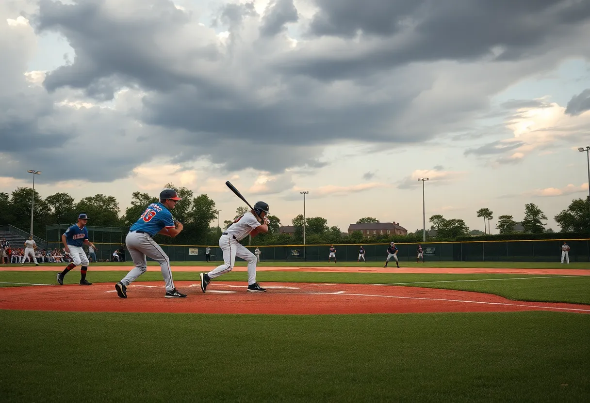 Georgia Tech baseball team competing in Oxford Regional tournament