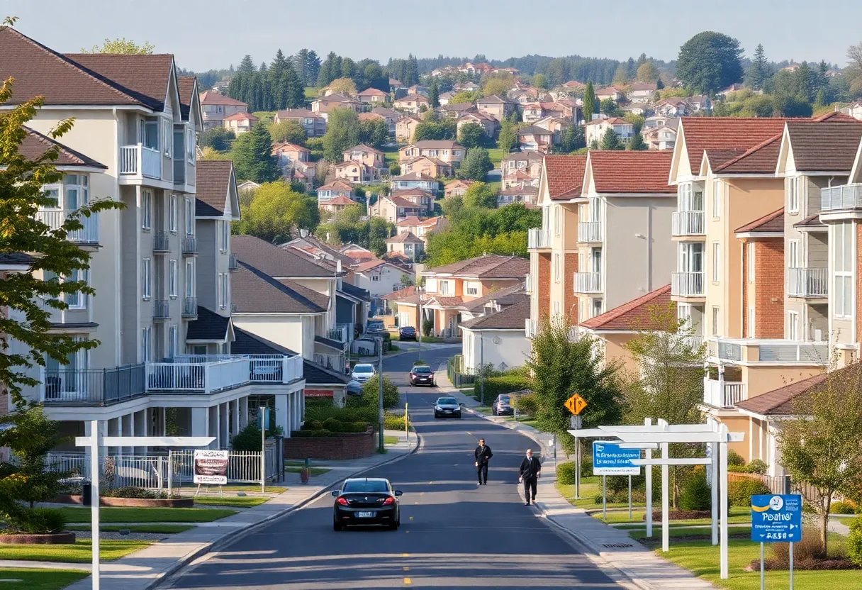 Real estate market scene in Lafayette County featuring diverse properties