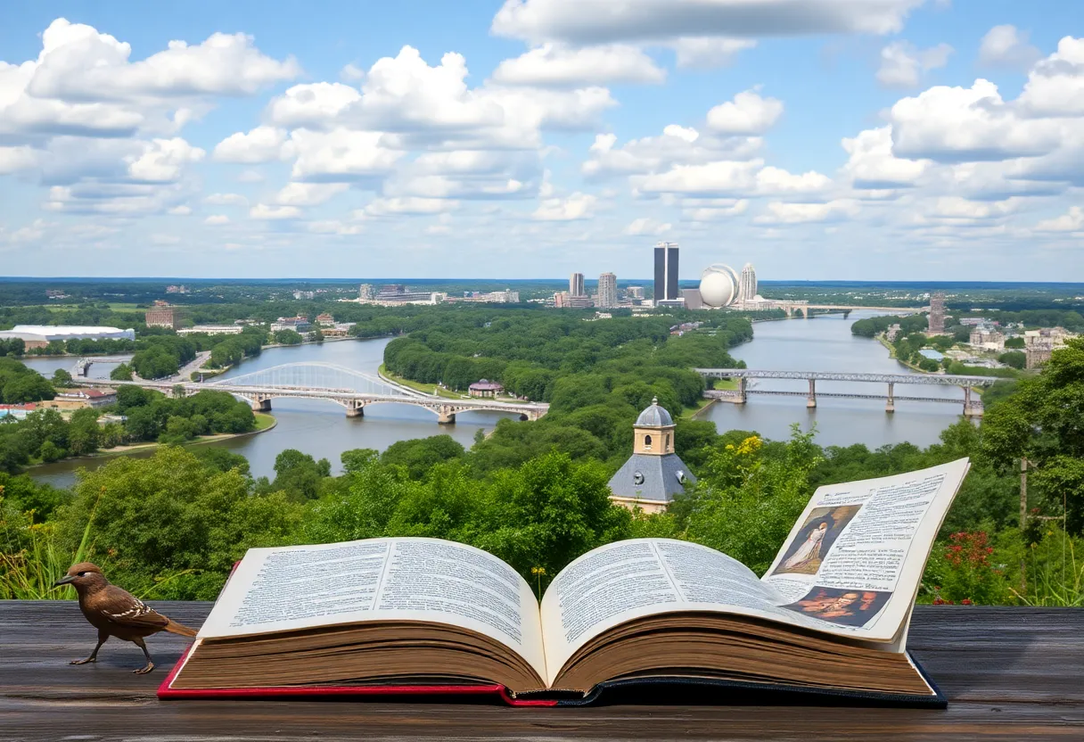 A scenic view of Mississippi reflecting its cultural heritage and the art of poetry.