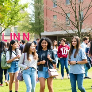 Students participating in MPower orientation activities at the University of Mississippi