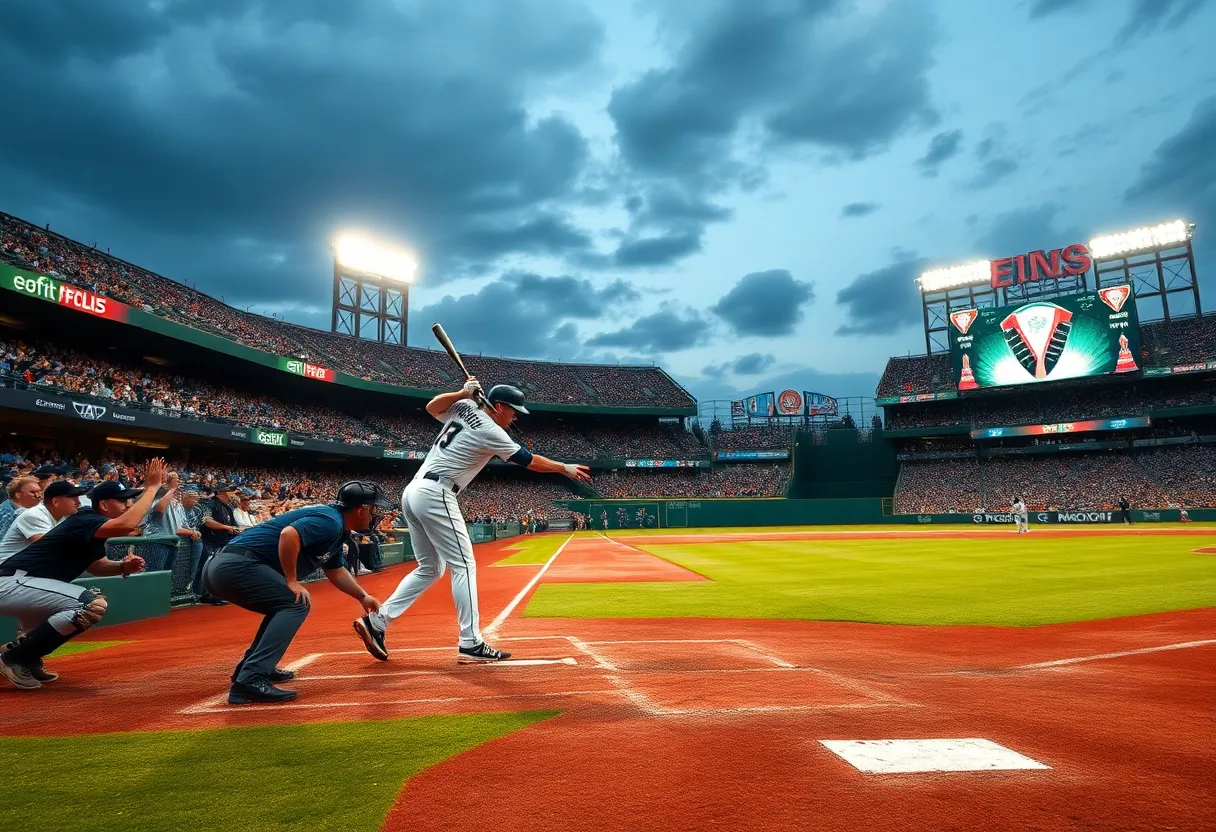 Crowd cheering during an Ole Miss baseball game