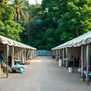 Temporary detention center in South Florida known as Alligator Alcatraz