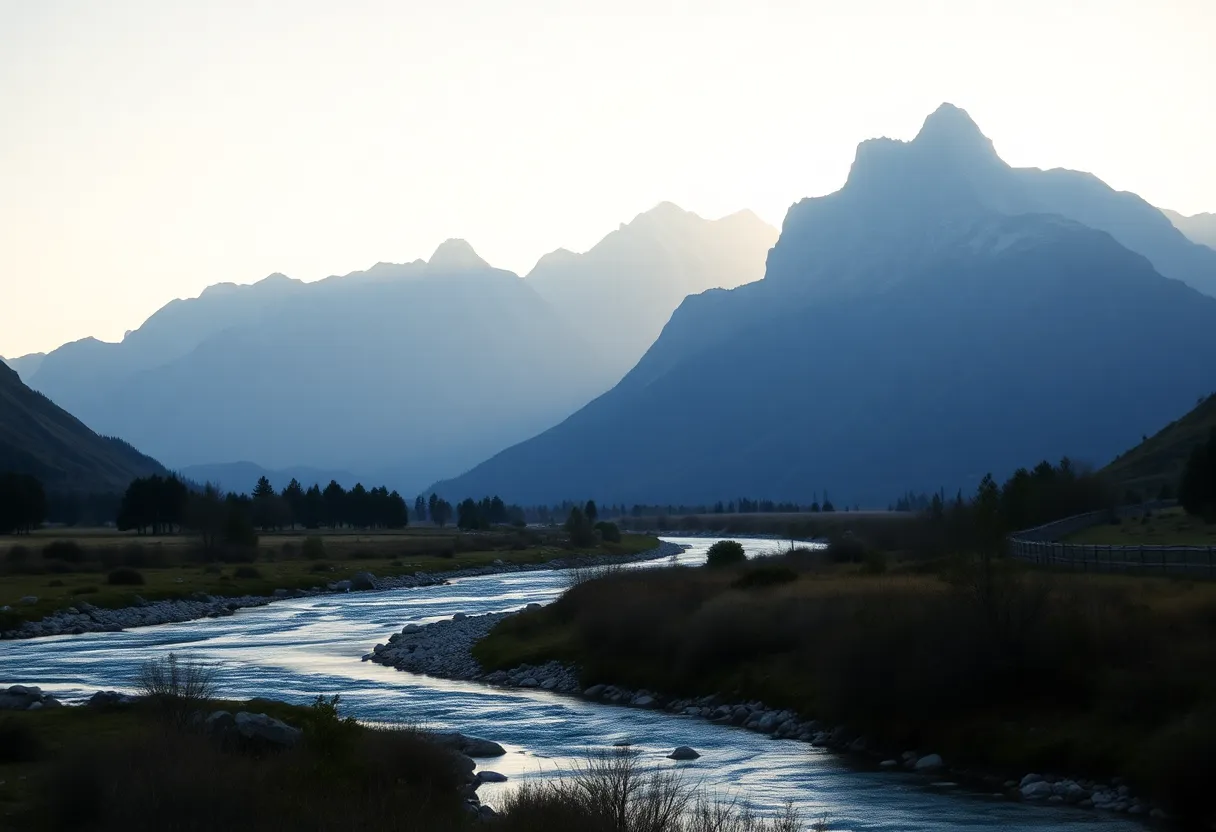 A picturesque landscape representing adventure and nature in memory of Arthur Robert Jensen.