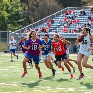 Athletes competing in various sports representing Ole Miss