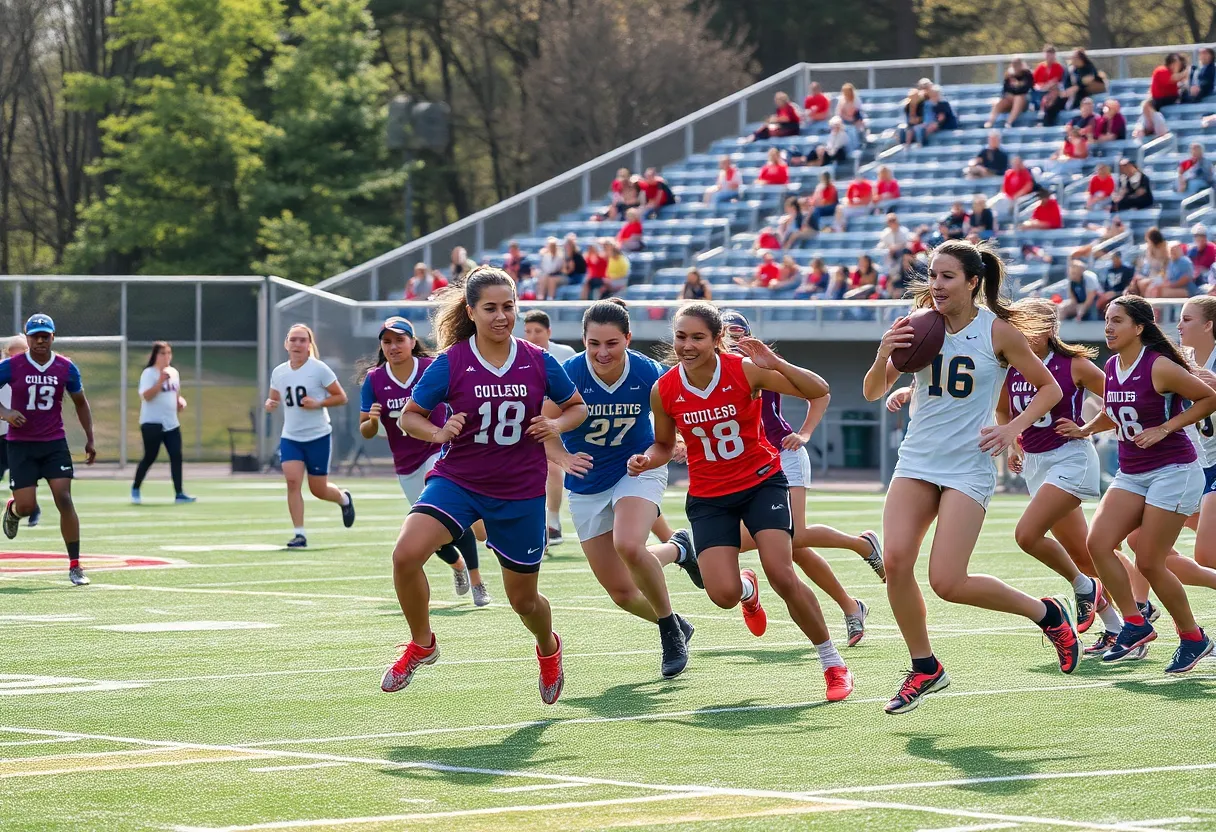 Athletes competing in various sports representing Ole Miss