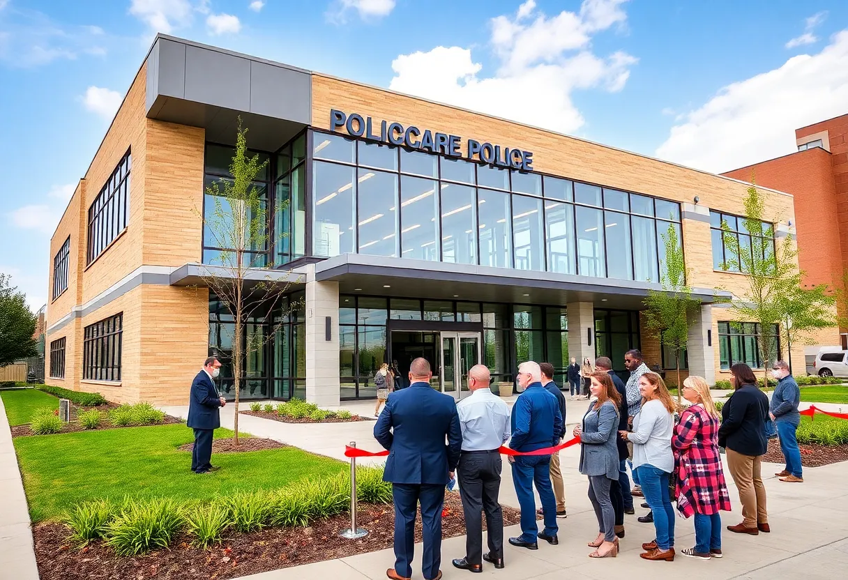 Inauguration of the new Oxford police headquarters building