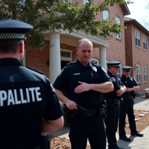 Fraternity house with police investigating cyberstalking claims