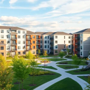 Modern student housing developments in Oxford, Mississippi