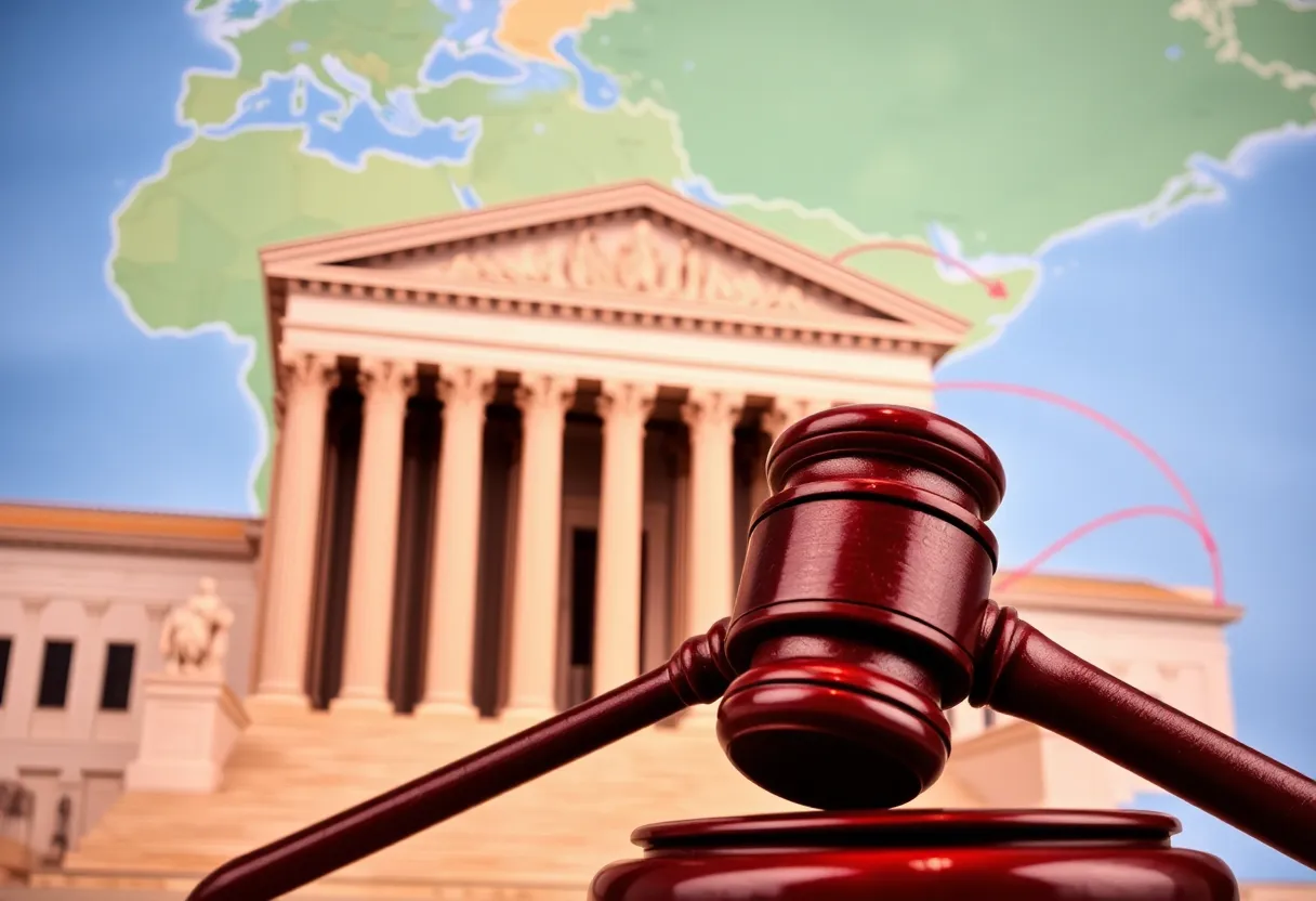 Supreme Court building symbolizing immigration policy change