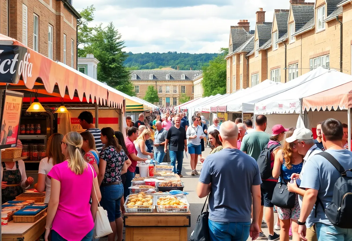 Local food and drink festival in Oxford, Mississippi.
