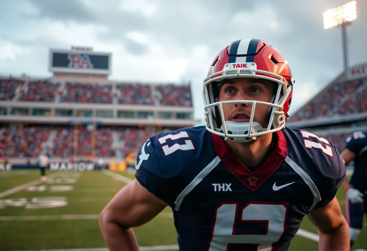 Logan Diggs preparing for the season at Ole Miss