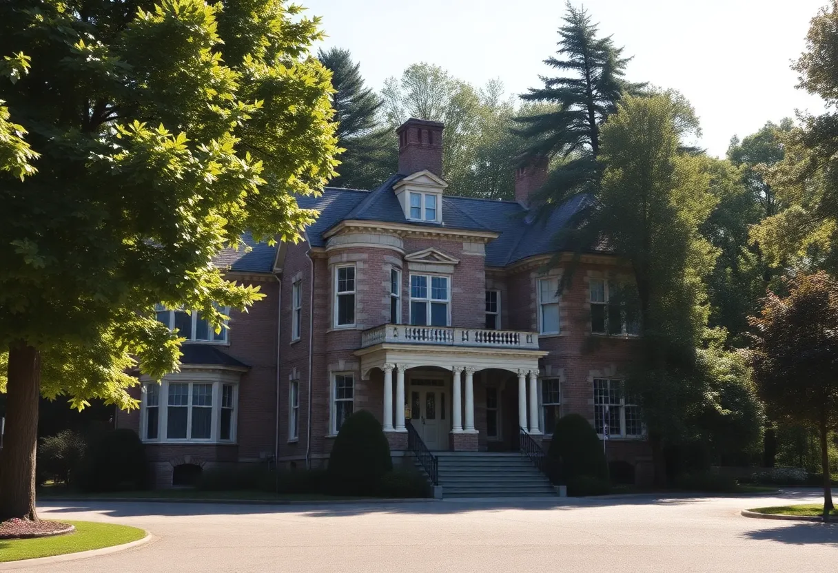 Cedar Oaks historic mansion with beautiful architecture