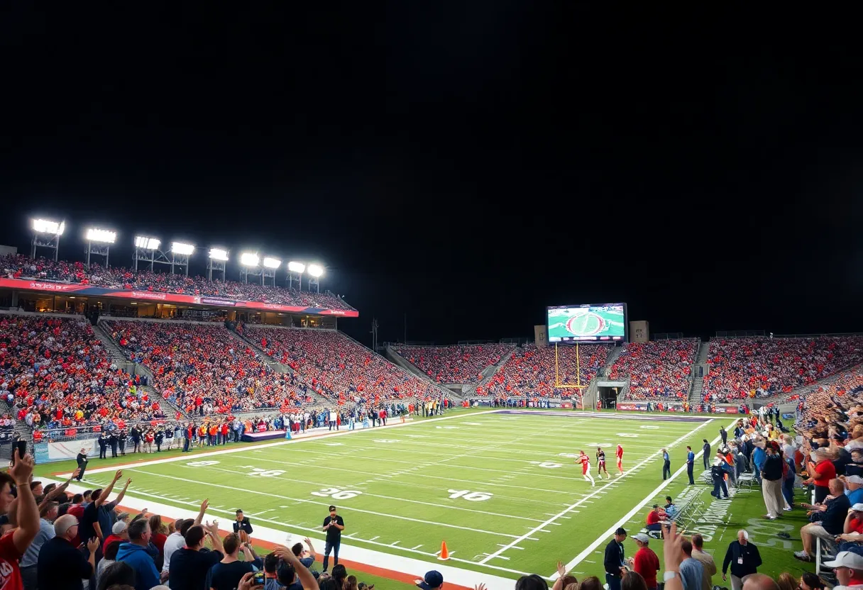 Ole Miss Rebels showcase their team spirit on game day