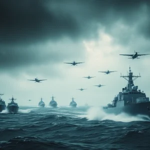 U.S. military naval operations in tense waters