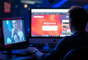 Frustrated user seeing TicketMaster Error 401 message on computer screen.