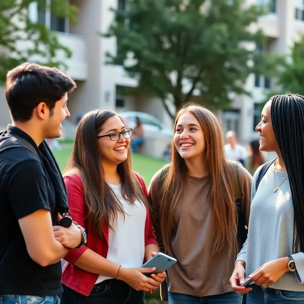 Students participating in the Ole Miss First scholarship program