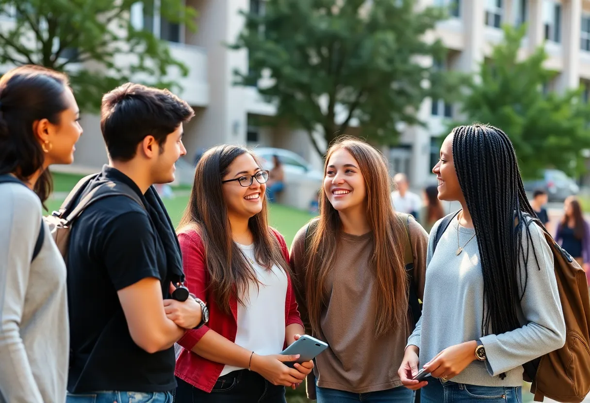 Students participating in the Ole Miss First scholarship program