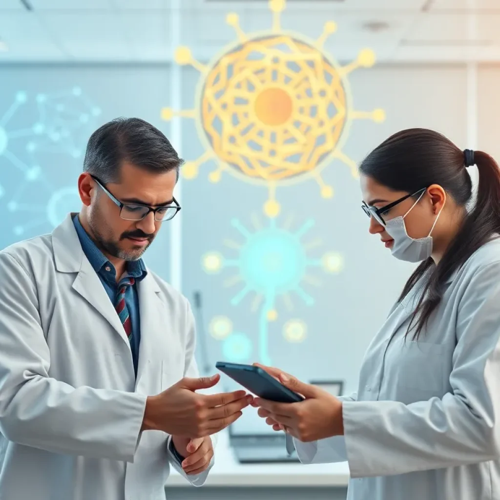 Scientists working together on chronic pain treatment technologies