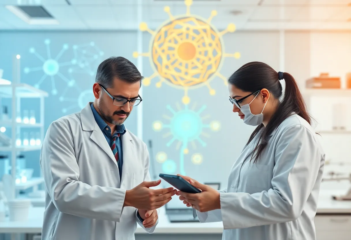 Scientists working together on chronic pain treatment technologies