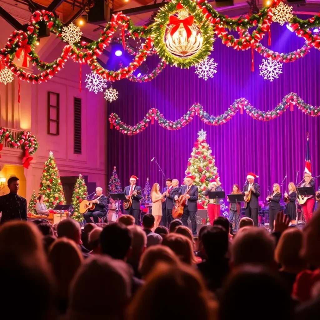Audience enjoying Robert Earl Keen's Christmas concert