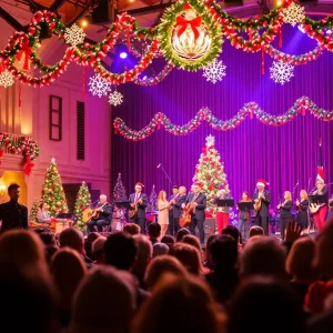 Audience enjoying Robert Earl Keen's Christmas concert