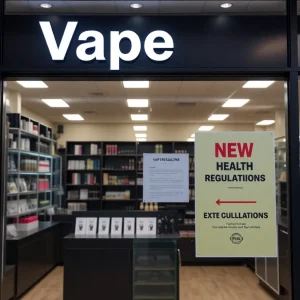 Vape shop in Arkansas adhering to new regulations